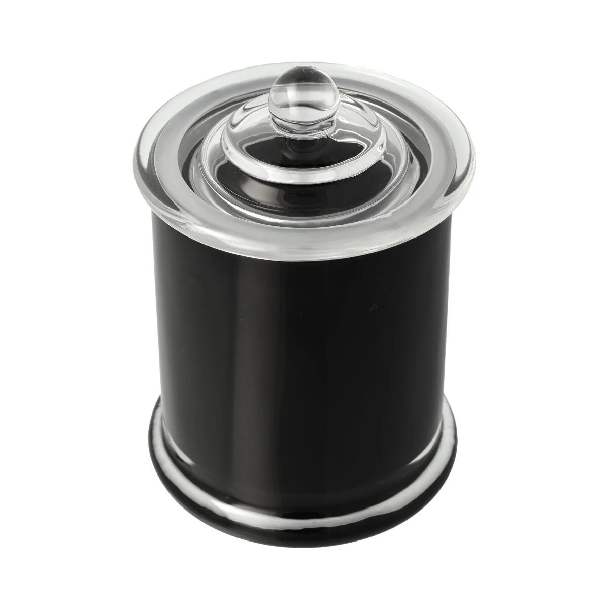 Danube Glassware - Knob Lid - Transparent Black (inside) - Small - 12 - Image 2