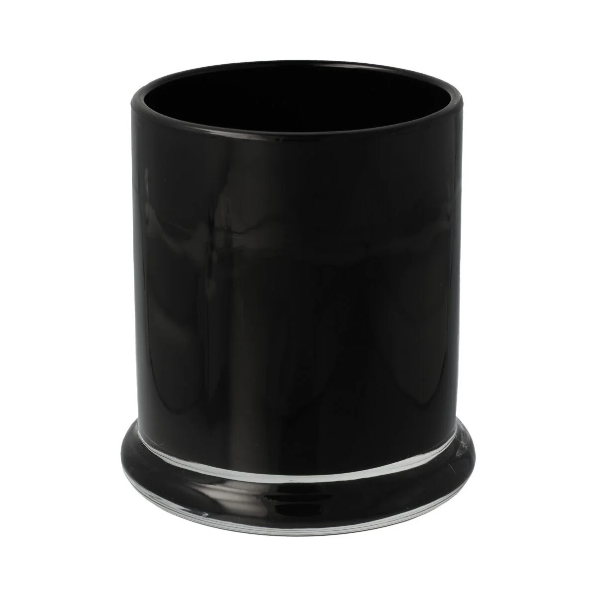 Danube Glassware - No Lid - Transparent Black (inside) - Medium - 12