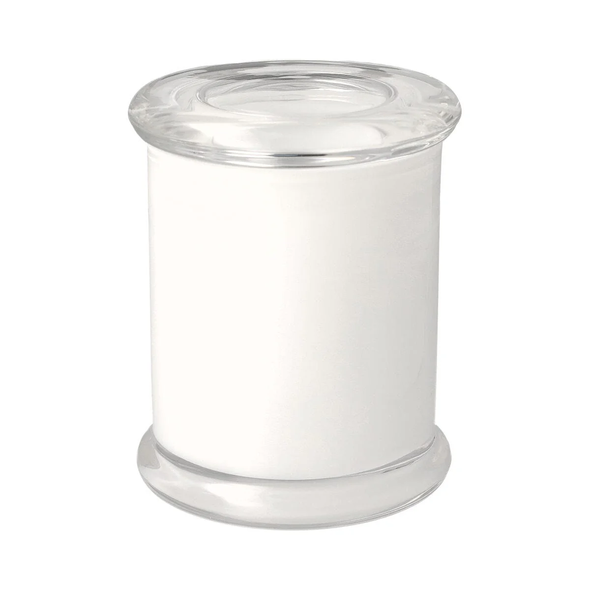 Danube Glassware - Flat Lid - Opaque White (inside) - Medium - 12